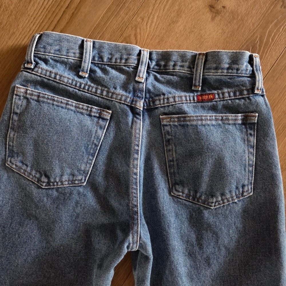 Rustl Regular Fit Straight Leg Blue Jeans 30x30 Medium Wash Cotton - Picture 5 of 7
